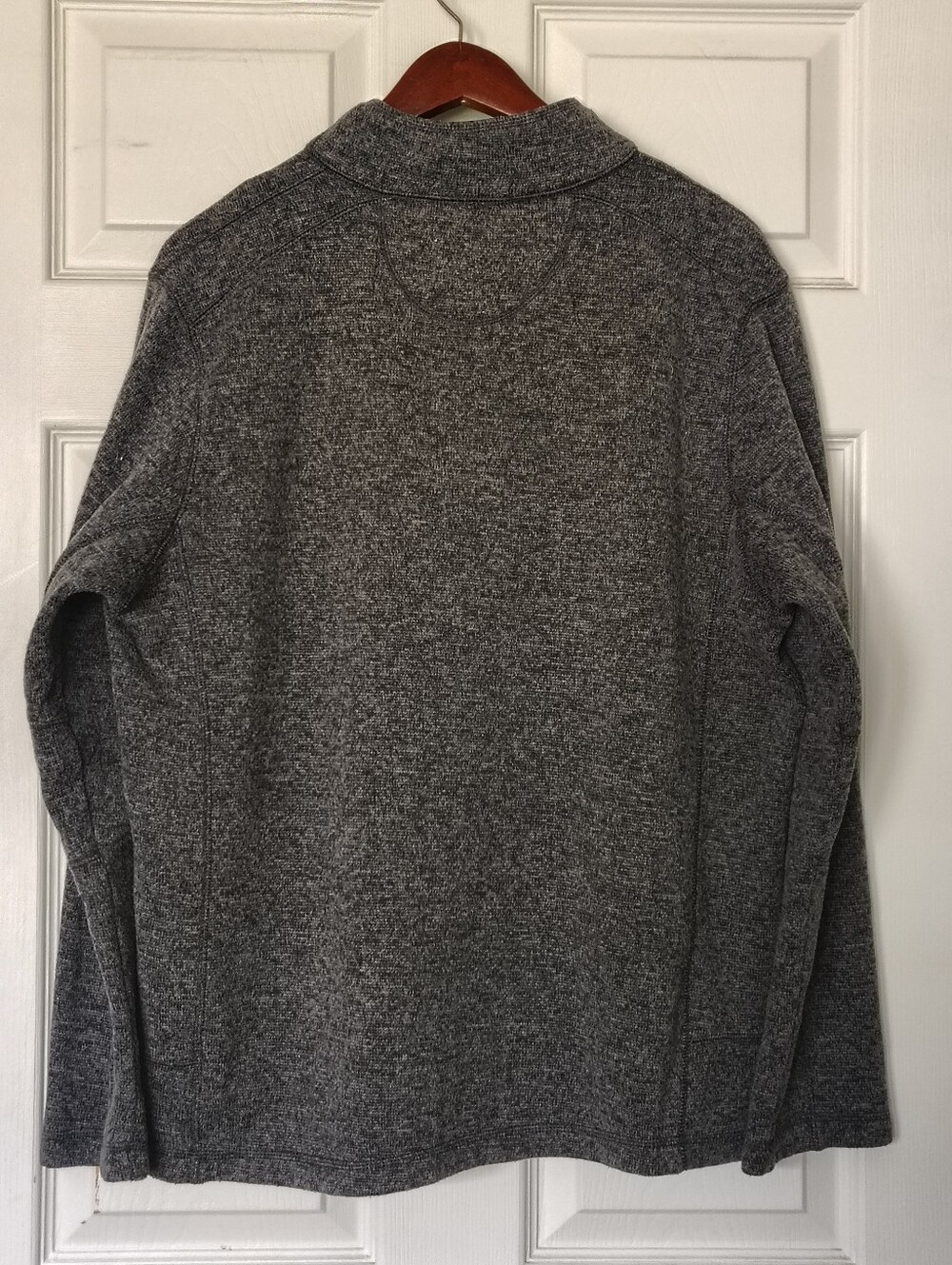 Woolrich Drifter Sweater Button Up Gray Granite Mens Sweater Pullover Size Large - Picture 2 of 4